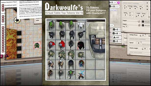 Fantasy Grounds - Darkwoulfe's Token Pack Volume 16