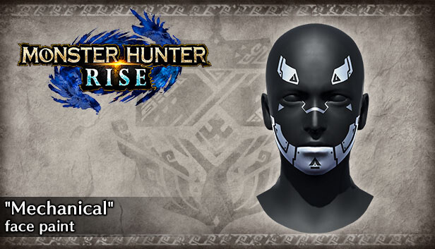 Monster Hunter Rise - Farba do twarzy „Mechaniczna”