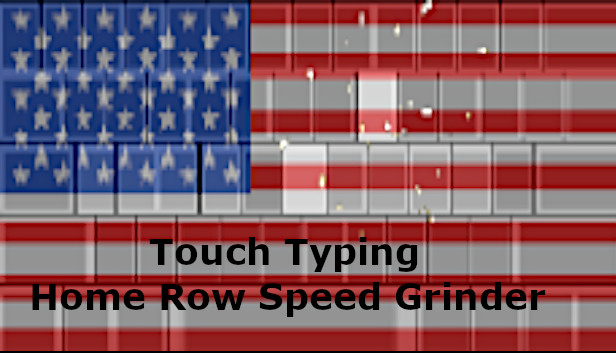 Touch Typing Home Row Speed Grinder - USA American Skin