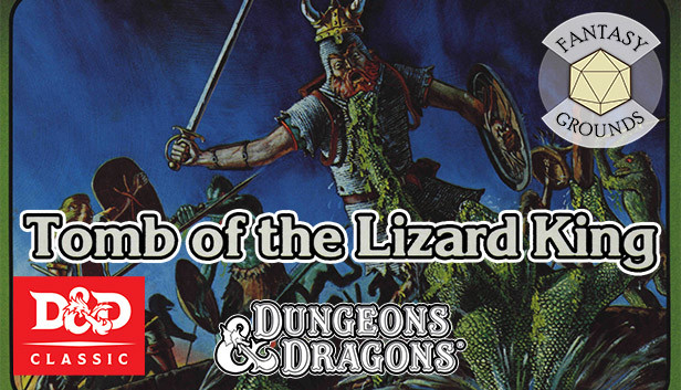 Fantasy Grounds - D&D Classics: I2 Tomb of the Lizard King (1E)