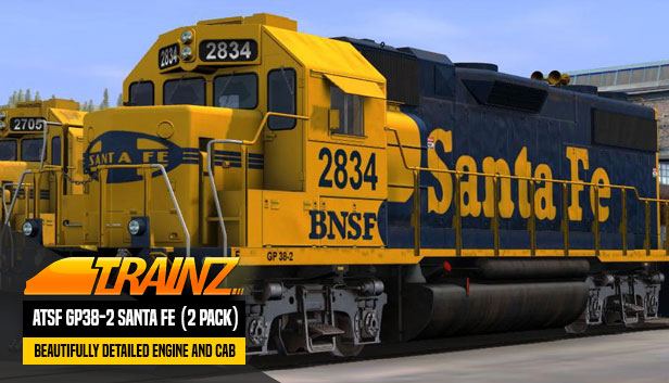 Trainz 2019 DLC: ATSF GP38-2 Santa FE (2 Pack)