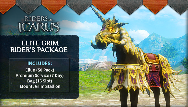 Riders of Icarus: Elite Grim Rider's Package