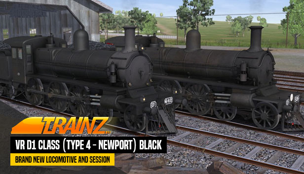 Trainz 2022 DLC - Victorian Railways D1 Class (Type 4 - Newport) Black
