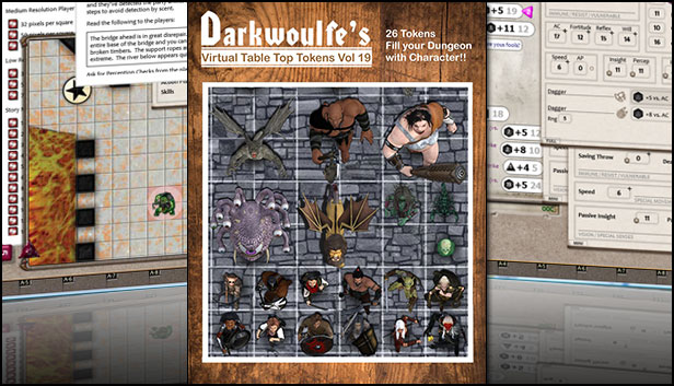 Fantasy Grounds - Darkwoulfe's Token Pack Volume 19