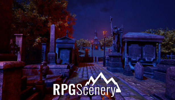 RPGScenery - Cemetery Scene