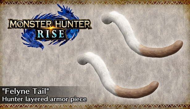 MONSTER HUNTER RISE - Element pancerza warstwowego łowcy „Ogon felina”