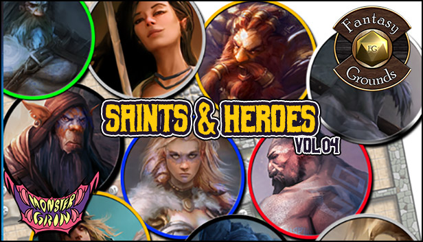 Fantasy Grounds - Saints and Heroes, Volume 4 (Token Pack)