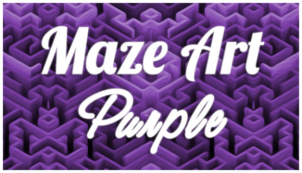Maze Art: Purple