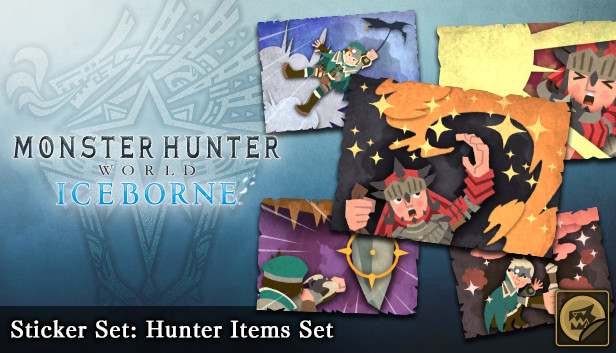 Monster Hunter: World - Sticker Set: Hunter Items Set
