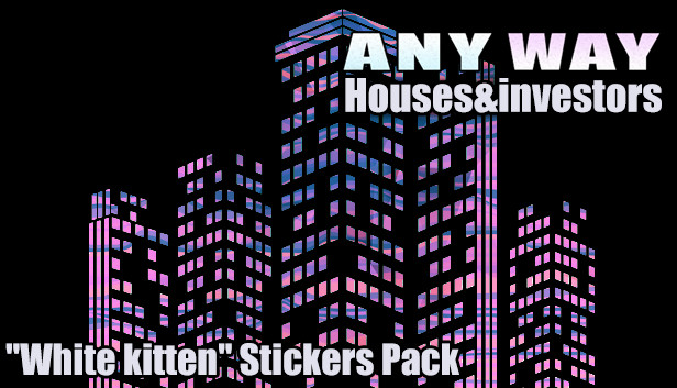 AnyWay! - "White kitten" Stickers Pack