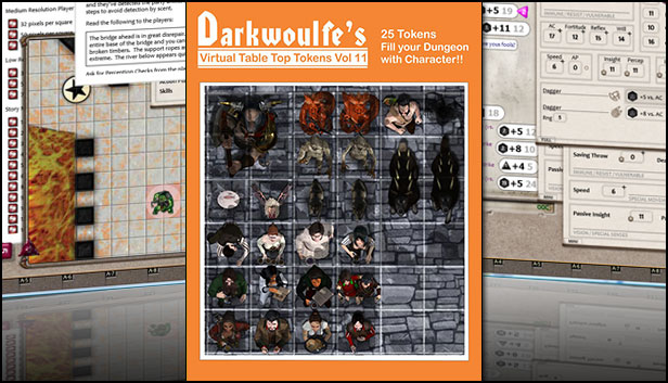 Fantasy Grounds - Darkwoulfe's Token Pack Volume 11
