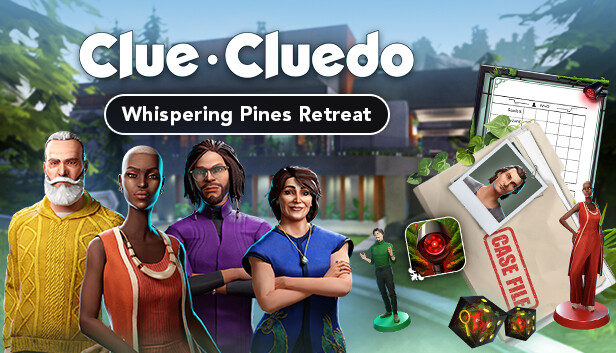 Clue/Cluedo: Whispering Pines Retreat Crime Scene Bundle