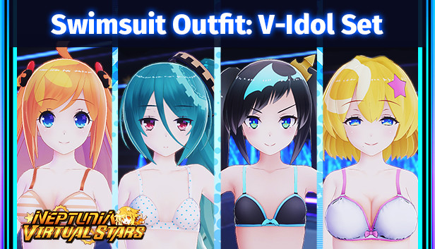 Neptunia Virtual Stars - Swimsuit Outfit: V-Idol Set