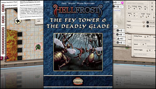 Fantasy Grounds - Hellfrost: The Fey Tower and Deadly Glade (Savage Worlds)