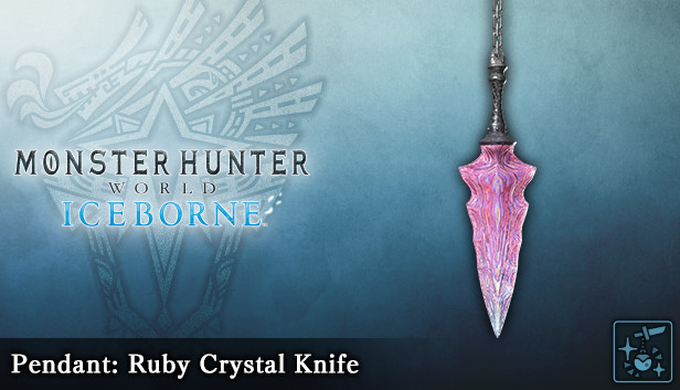 Monster Hunter World: Iceborne - Zdobienie: Rubinowy kryształowy nóż