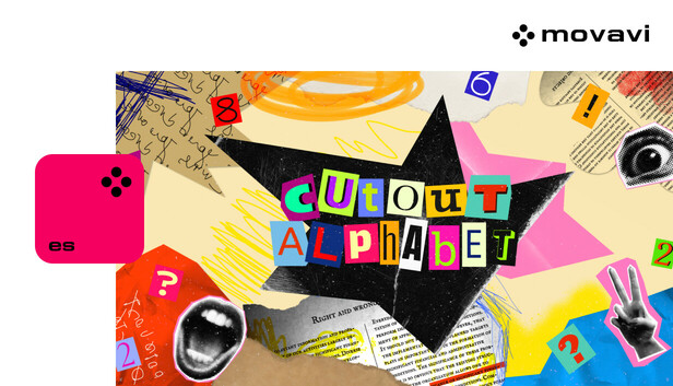 Movavi Video Suite 2025 Steam Edition - Cutout Alphabet Pack