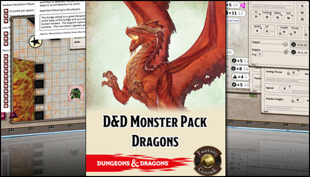Fantasy Grounds - D&D Monster Pack - Dragons