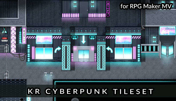 RPG Maker MV - KR Cyberpunk Tileset
