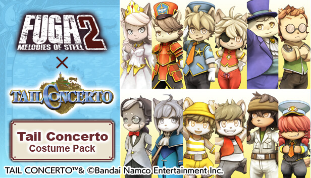 Fuga: Melodies of Steel 2 - Tail Concerto Costume Pack