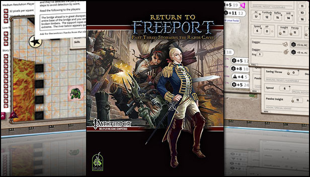 Fantasy Grounds - Return to Freeport Part 3: Storming the Razor Caves (PFRPG)