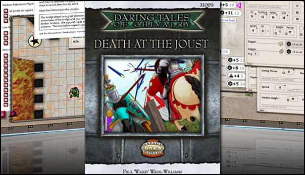 Fantasy Grounds - Daring Tales of Chivalry #02: Death at the Joust (Savage Worlds)