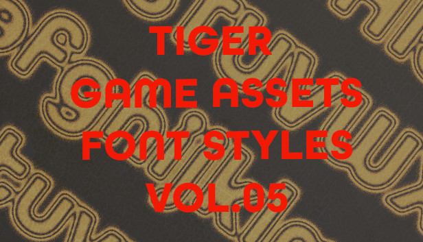 TIGER GAME ASSETS FONT STYLES VOL.05