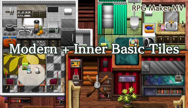 RPG Maker MV - Modern + Inner Basic Tiles