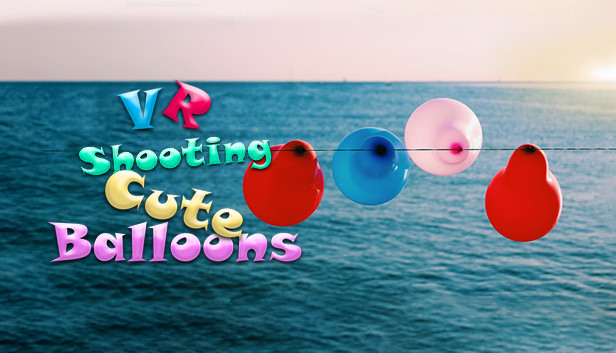 VR shooting cute balloons