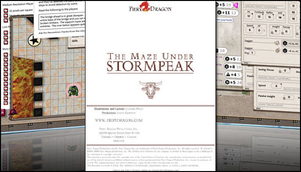 Fantasy Grounds - H2-The Maze Under Stormpeak 4E Fantasy (Token Pack)