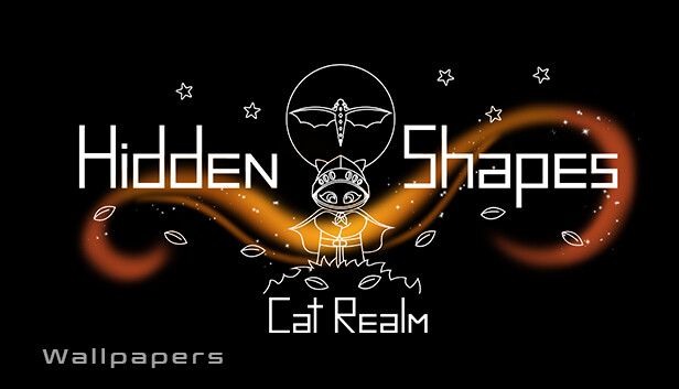 Hidden Shapes Cat Realm - Wallpapers
