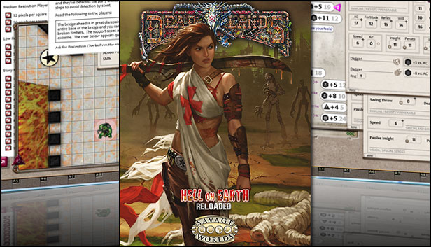 Fantasy Grounds - Deadlands Reloaded: Hell on Earth Reloaded