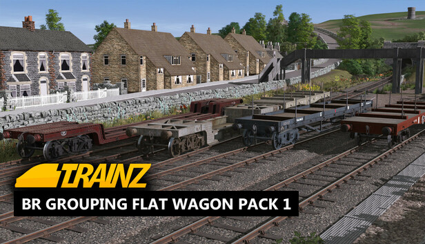 Trainz 2022 DLC - BR Grouping Flat Wagon Pack 1