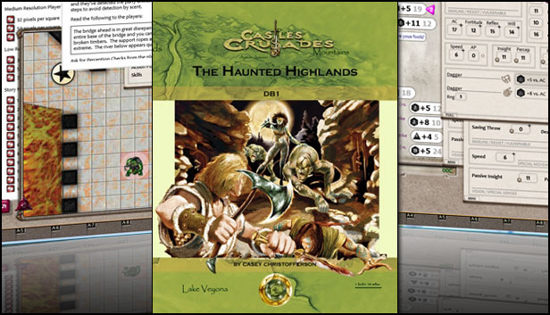 Fantasy Grounds - DB1 The Haunted Highlands (Castles and Crusades)