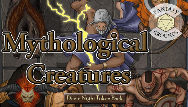Fantasy Grounds - Devin Night Token Pack 145: Mythological Creatures