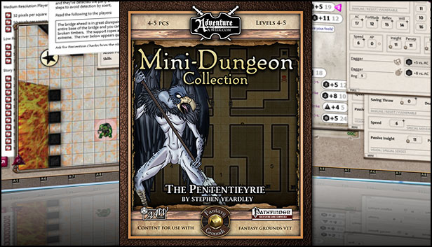 Fantasy Grounds - Mini-Dungeon #007: The Pententieyrie (PFRPG)