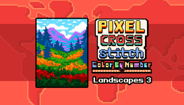 Pixel Cross Stitch - Landscapes Pack 3