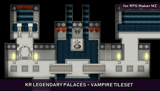 RPG Maker MZ - KR Legendary Palaces - Vampire Tileset