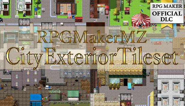 RPG Maker MZ - City Exterior Tileset