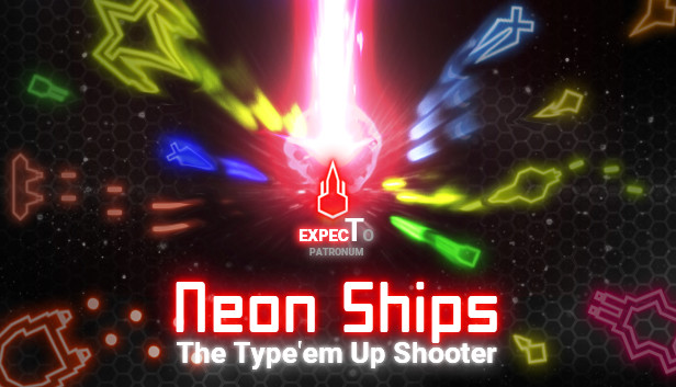 Neon Ships: The Type'em Up Shooter