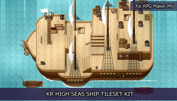 RPG Maker MV - KR High Seas Ship Tileset Kit