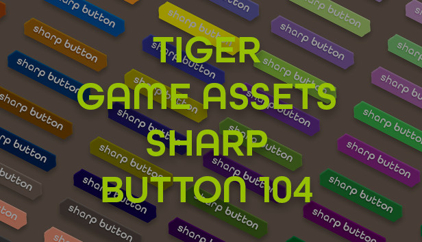 TIGER GAME ASSETS SHARP BUTTON 104