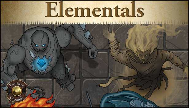 Fantasy Grounds - Top Down Tokens - Elementals