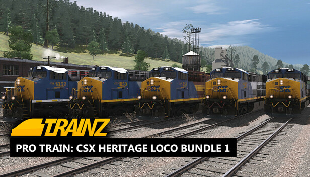 Trainz 2022 DLC - Pro Train: CSX Heritage Loco Bundle 1