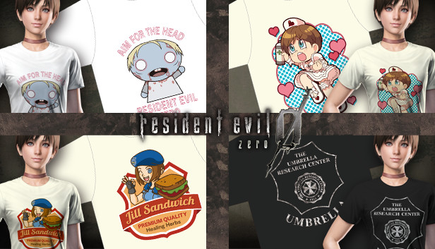 Resident Evil 0 Fan Design T-shirt Pack