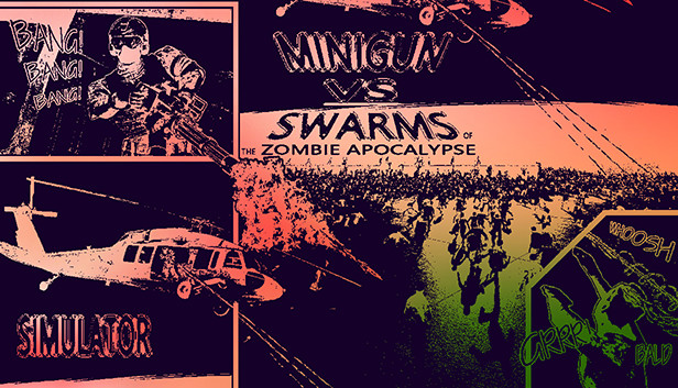 Minigun VS Swarms of the Zombie Apocalypse Simulator