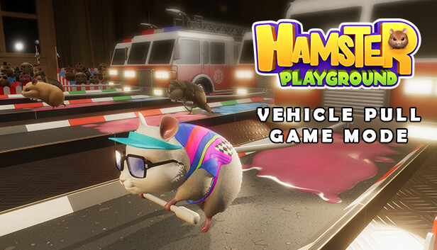 Hamster Playground - Vehicle Pull Game Mode