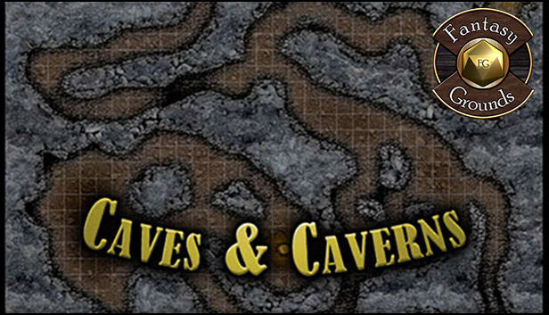 Fantasy Grounds - Paths to Adventure: Caves and Caverns (Map Pack)