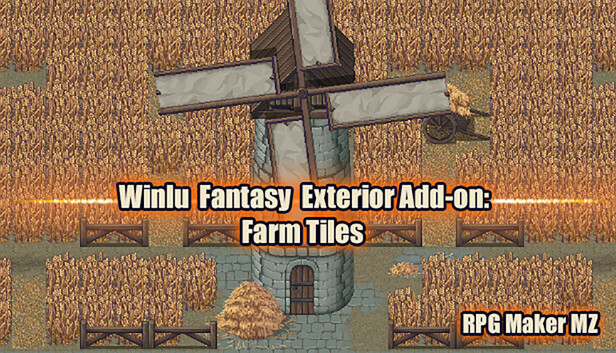 RPG Maker MZ - Winlu Fantasy Exterior Add-on: Farm Tiles