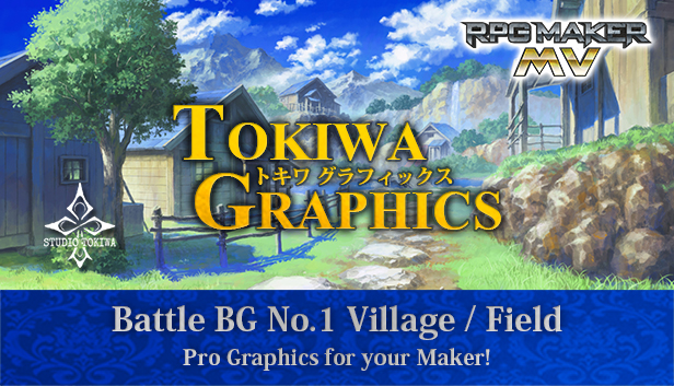 RPG Maker MV - TOKIWA GRAPHICS Battle BG No.1 Village/Field