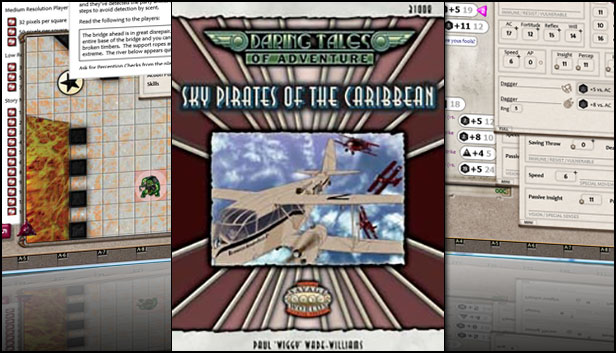 Fantasy Grounds - Daring Tales of Adventure 05: Sky Pirates of the Caribbean (Savage Worlds)